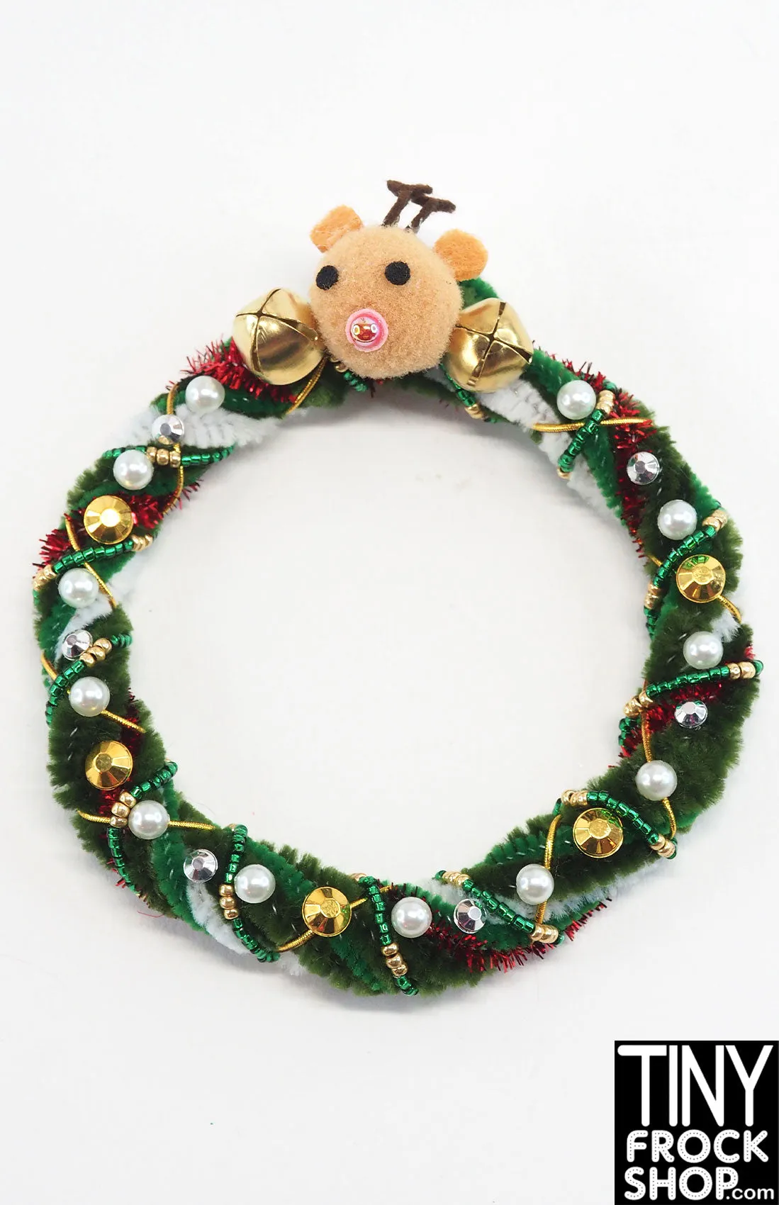 12" Fashion Doll Christmas Reindeer Wreaths By Ash Decker - 3 Styles