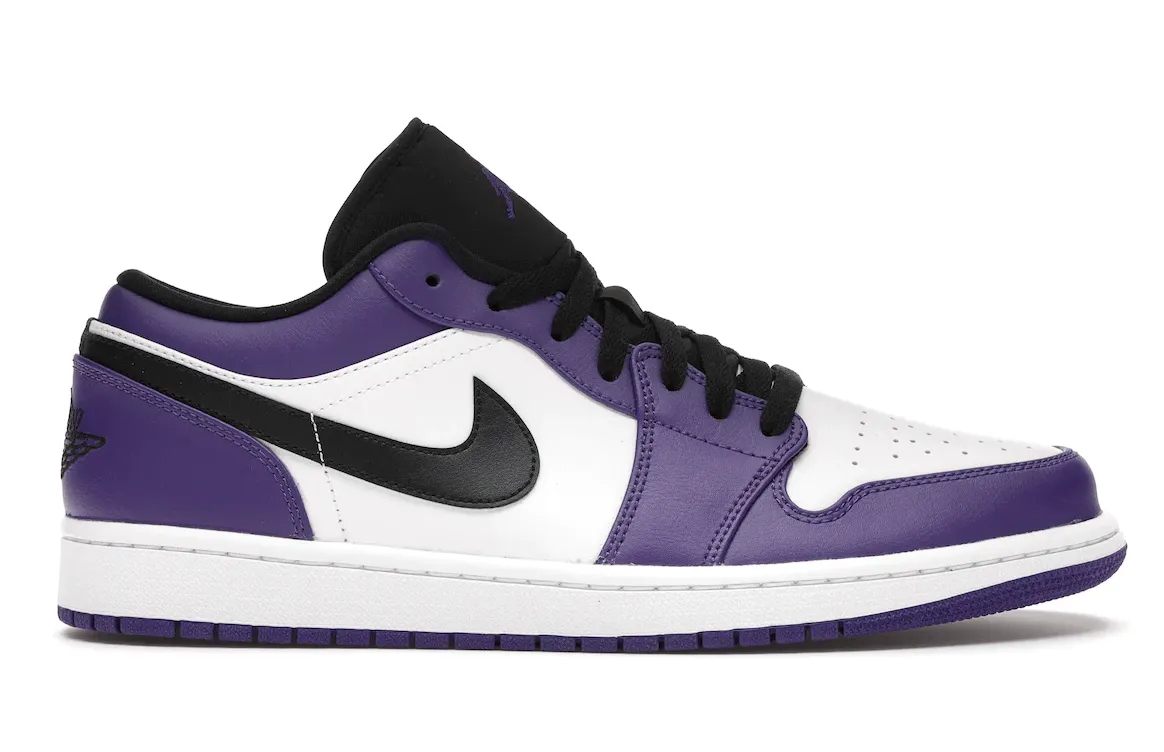 Air Jordan 1 Low Court Purple White