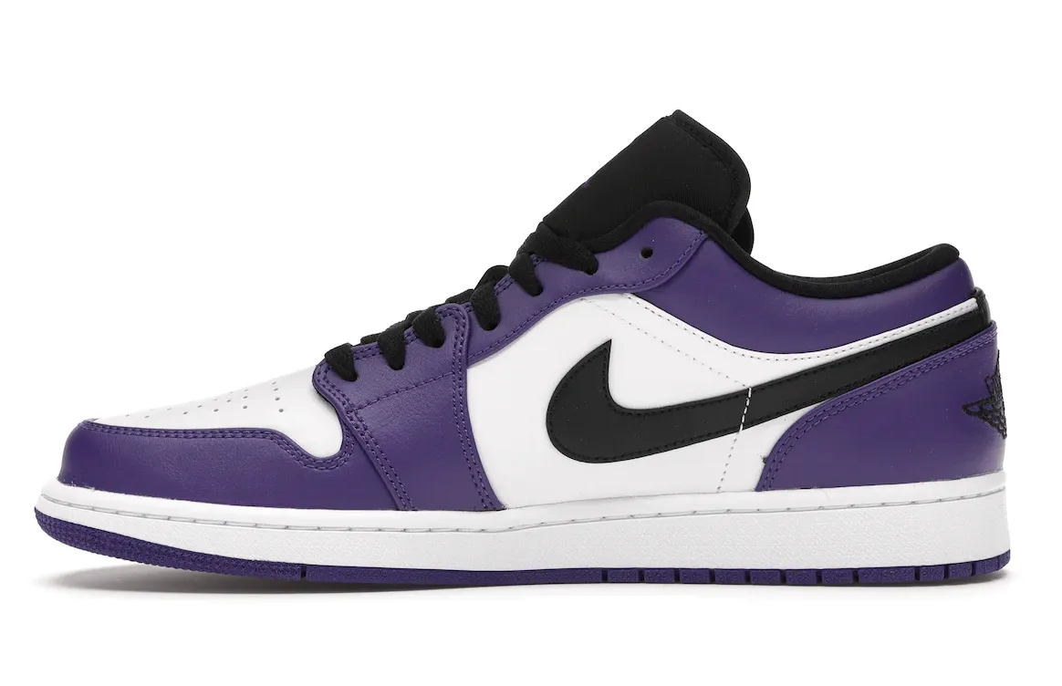 Air Jordan 1 Low Court Purple White