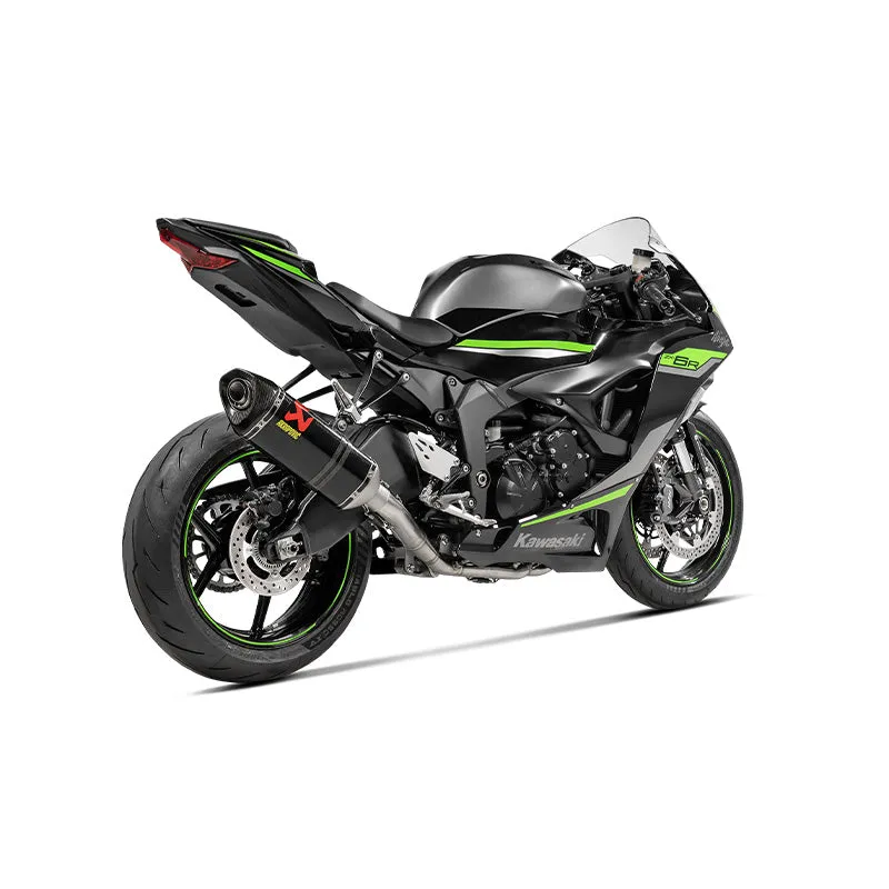 AKRAPOVIC S-K6SO7-ZC Muffler Slip-On Line (Carbon) for KAWASAKI Ninja ZX-6R 2024