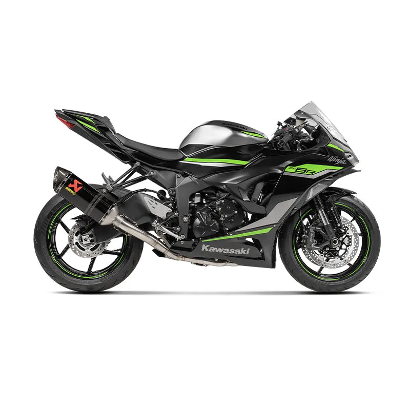 AKRAPOVIC S-K6SO7-ZC Muffler Slip-On Line (Carbon) for KAWASAKI Ninja ZX-6R 2024