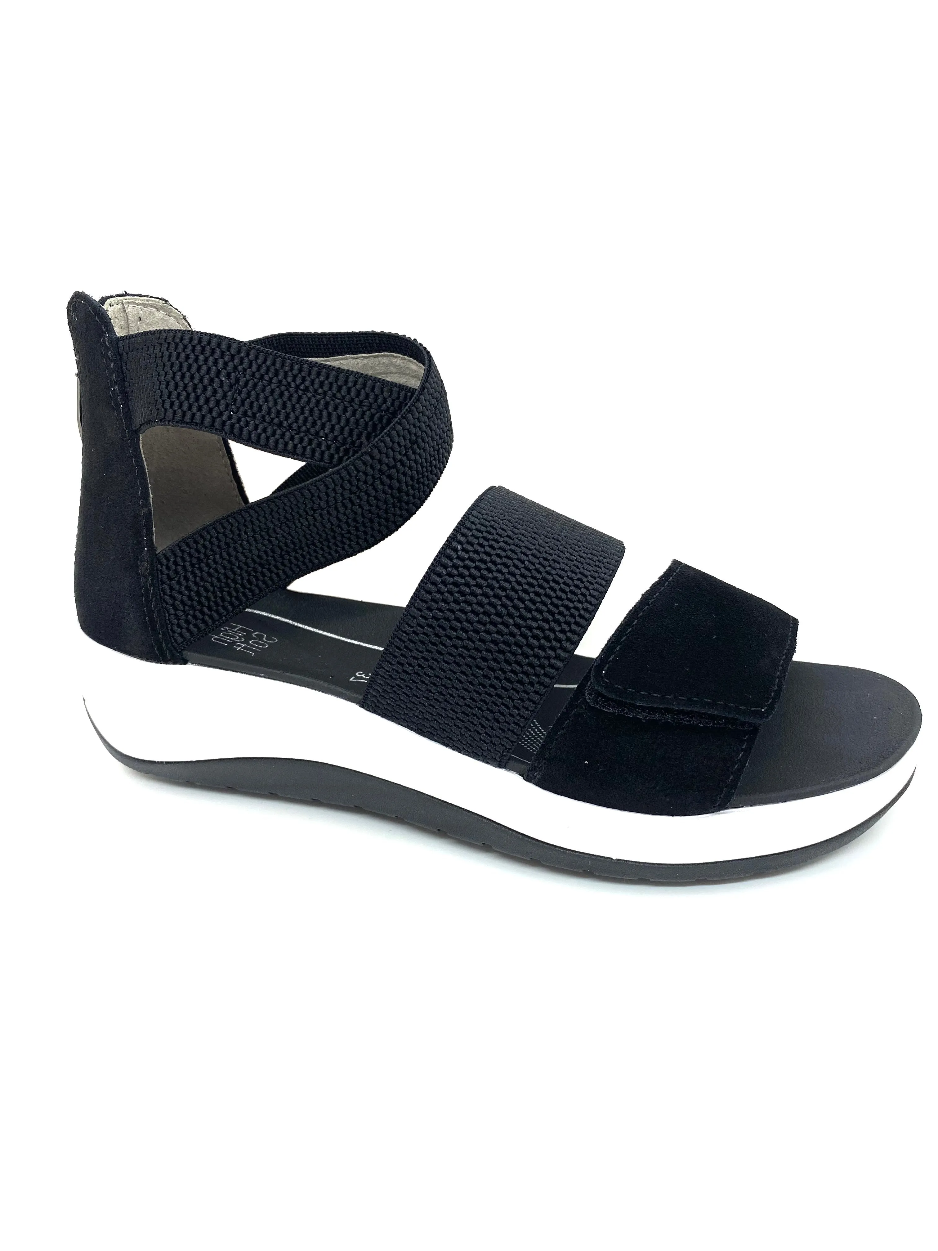 Ara Napoli Ladies Stretch Strap Closed Back Sandal