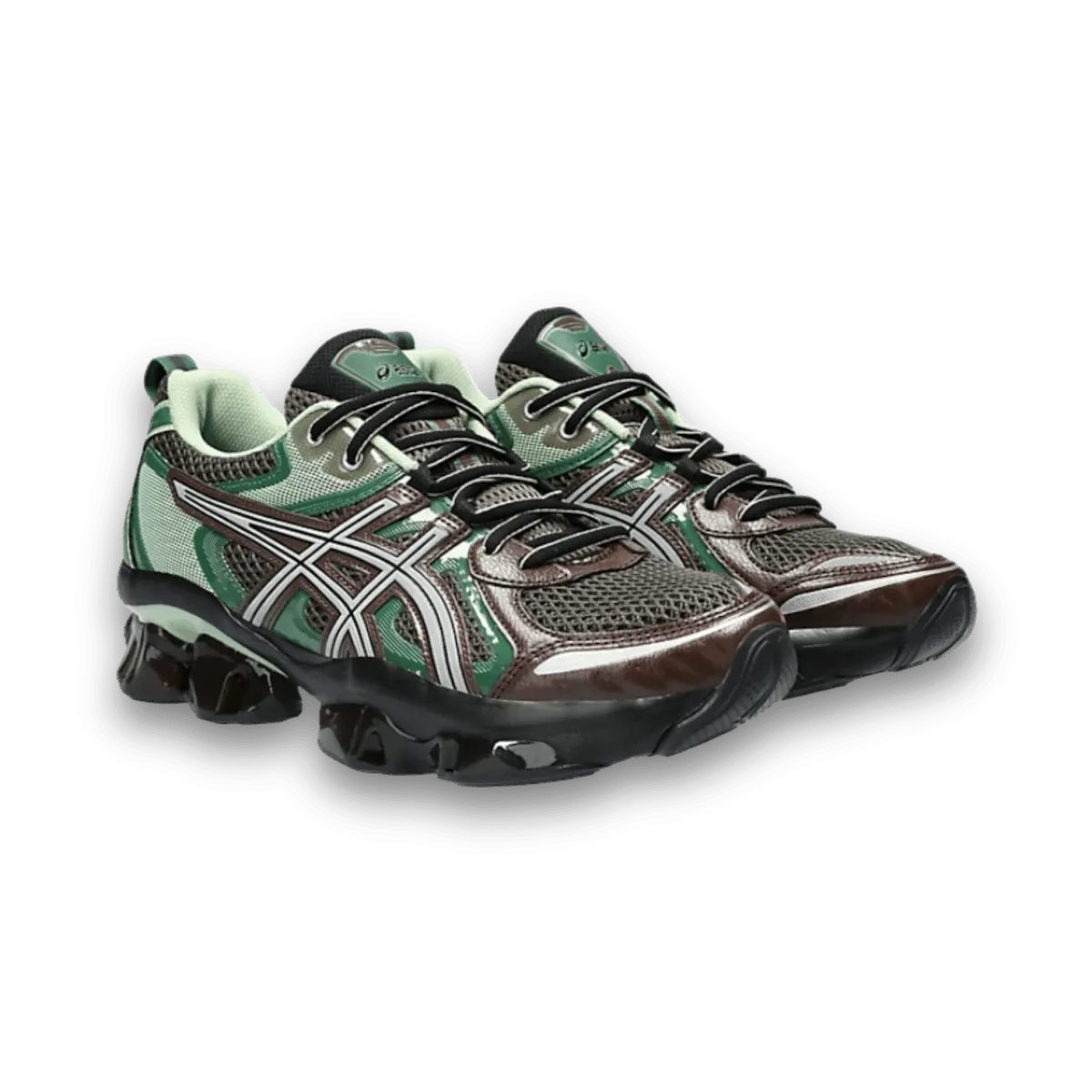 Asics Quantum Kinetic - Brown & Shamrock Green