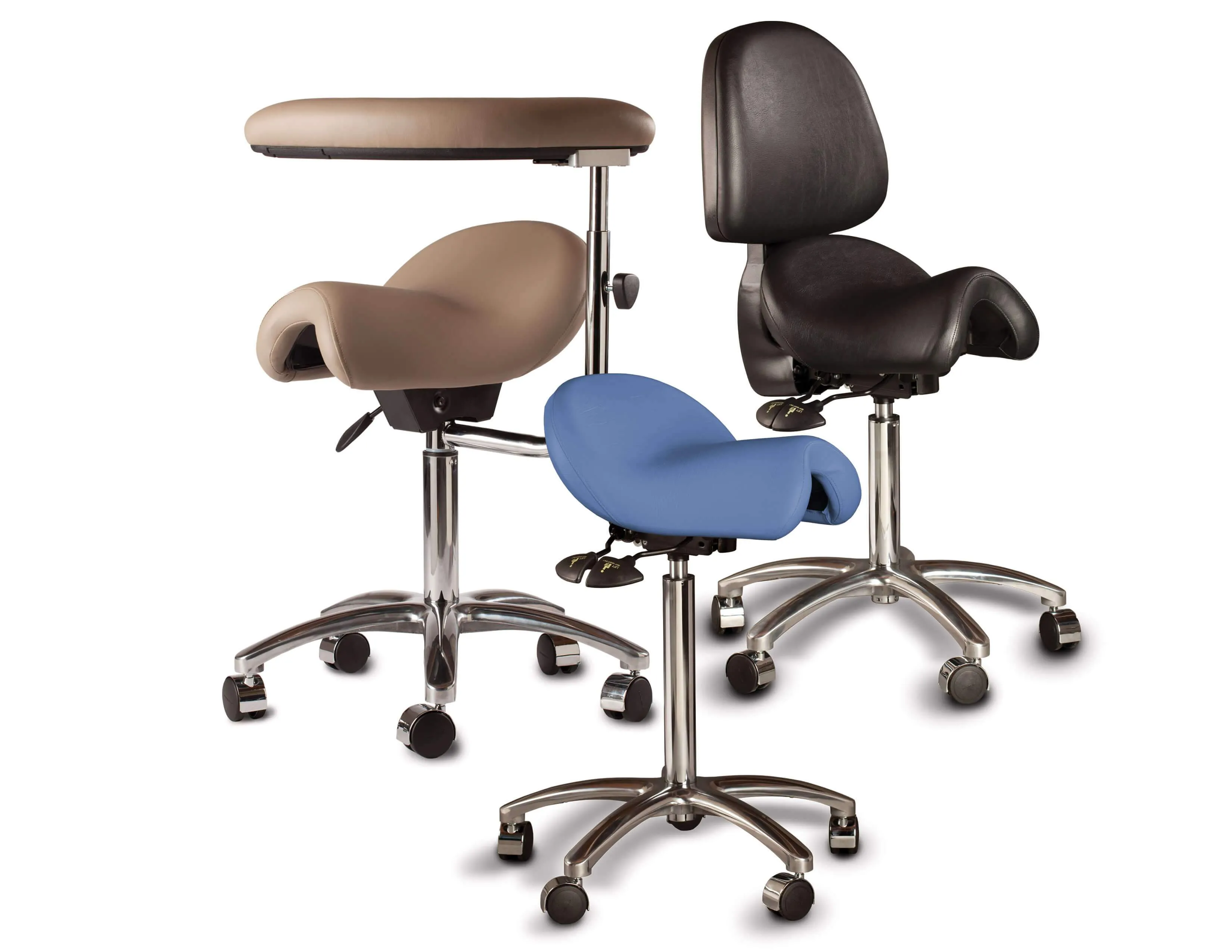 Bambach Saddle Chair | ErgoBack Back-Rest | SitHealthier