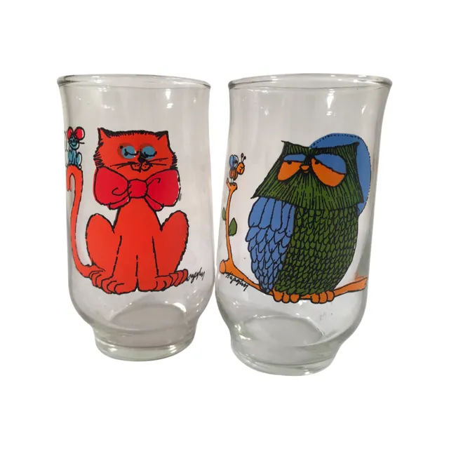 Brockway Glass Friends Glasses (Set of 4)