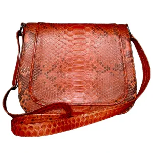 Burnt Orange Saddle Bag