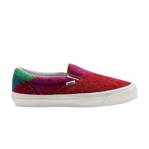 Concepts x OG Classic Slip-On LX Vans, Red