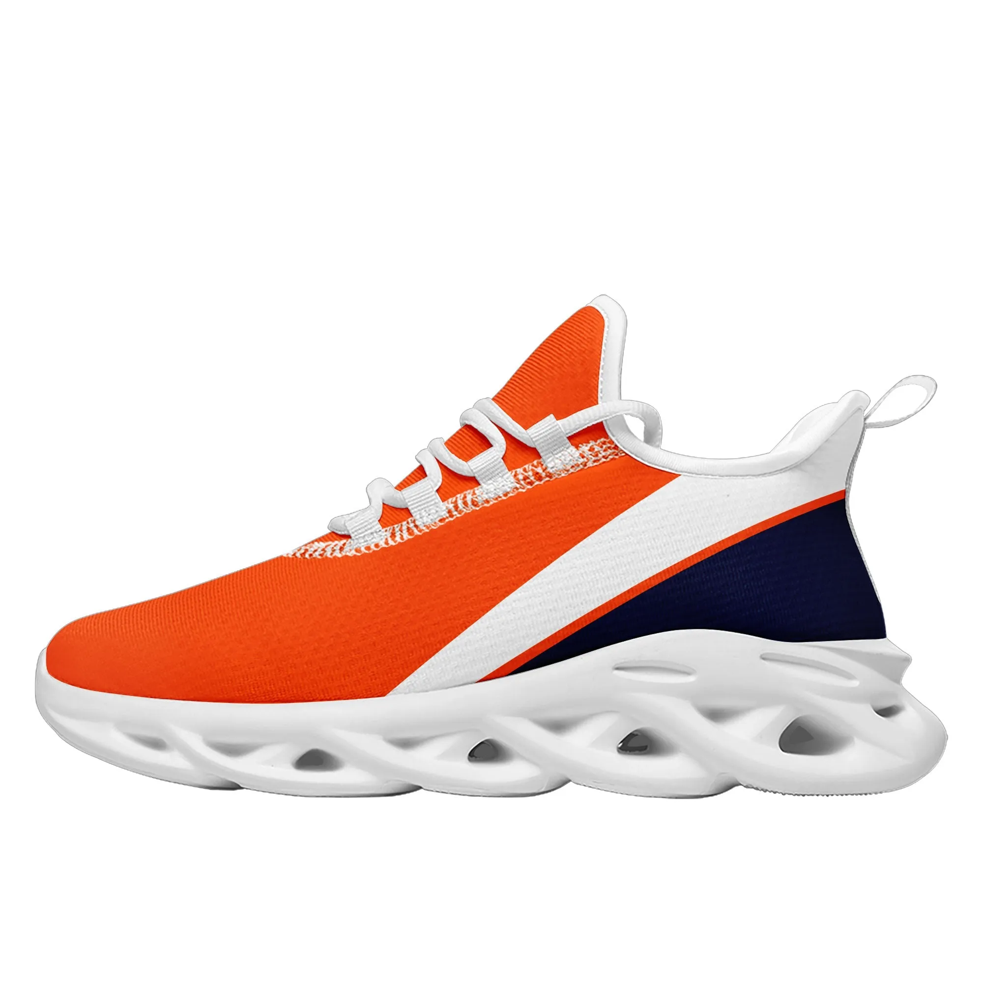 Custom Orange Blue Jersey MaxSoul Shoes and Hat Combo Offer Personalized ZH-bd0b007e-ae