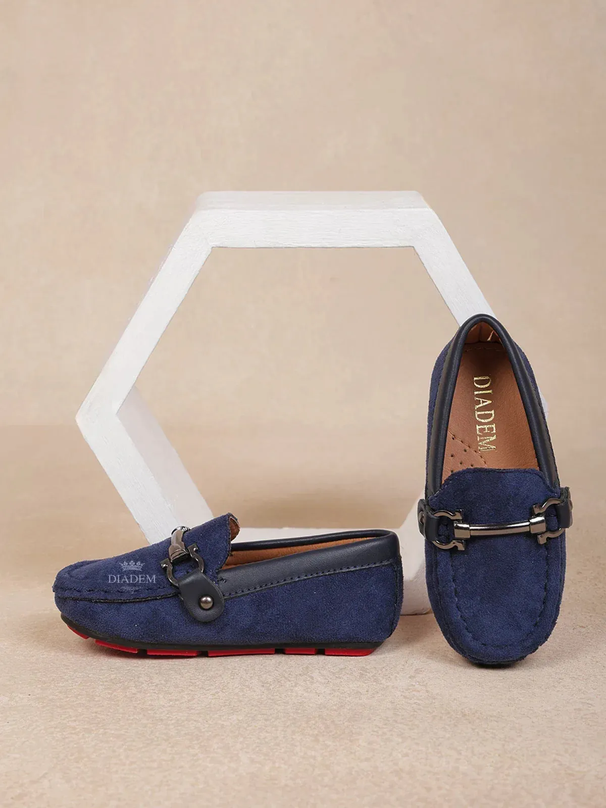 Dark Blue Casual Loafers for Boys