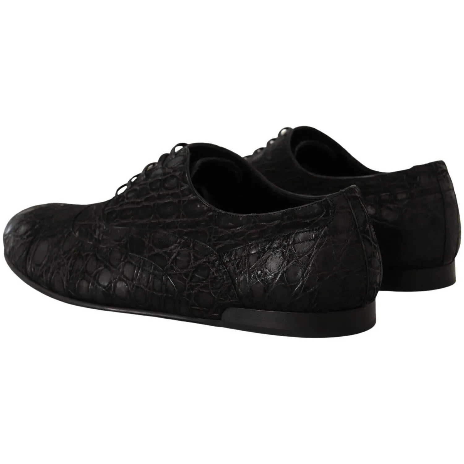 Dolce & Gabbana Elegant Exotic Leather Oxford Shoes