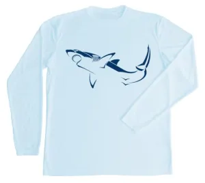 Great White Shark Performance Build-A-Shirt (Front / AB)