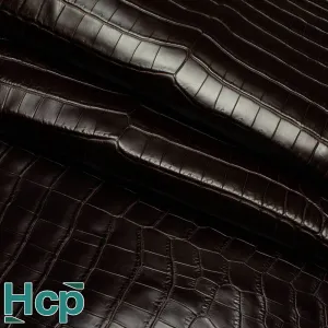 HCP NILE CROCODILE - DARK BROWN