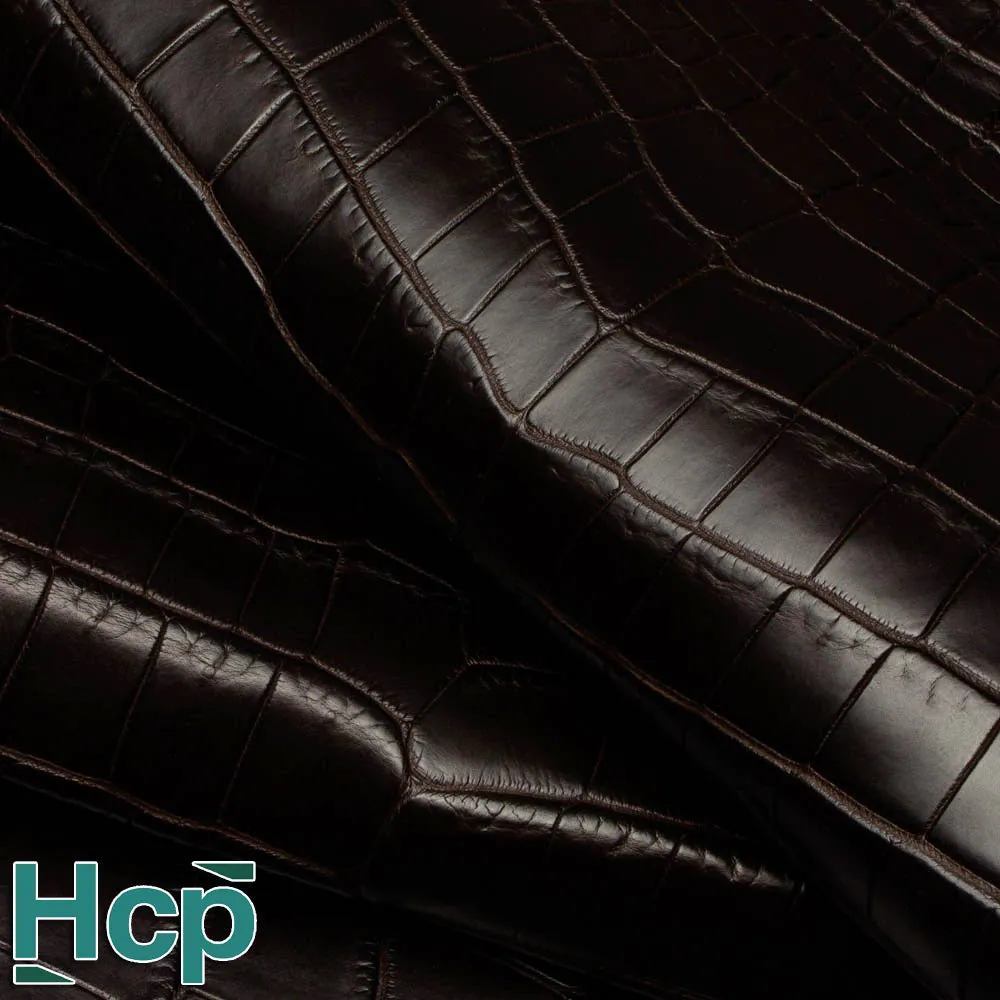 HCP NILE CROCODILE - DARK BROWN