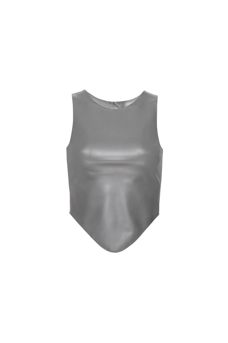 JINX TANK - DARK GREY LATEX