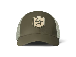 Lone Star Ropes Trucker Cap - Olive/Tan