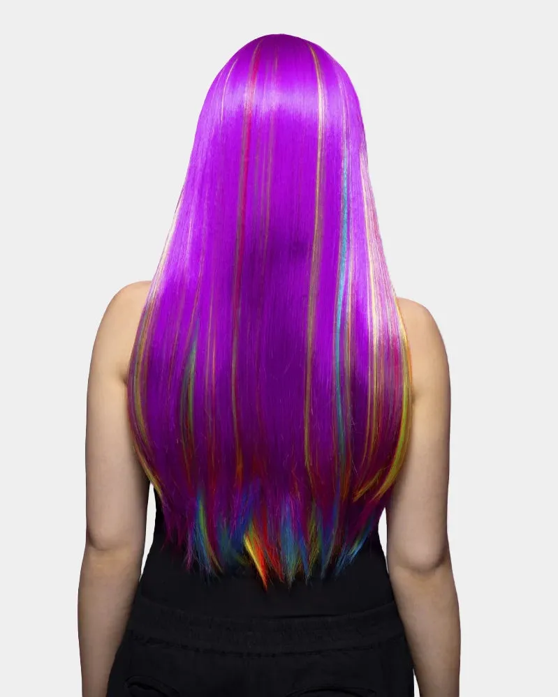 MANIC PANIC DOWNTOWN DIVA WIG VIVID RAINBOW