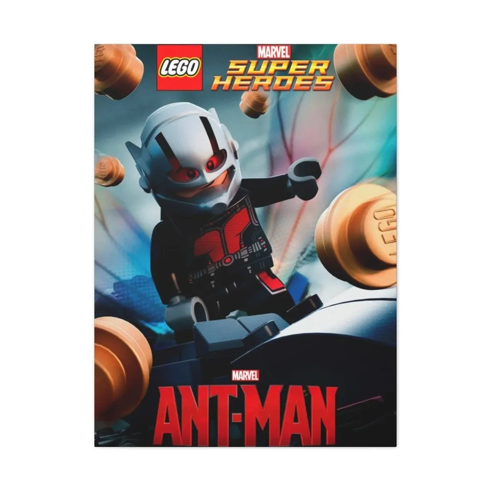 MOC  Compatible  Ant-Man  Movie Wall Art Canvas Art With Backing.