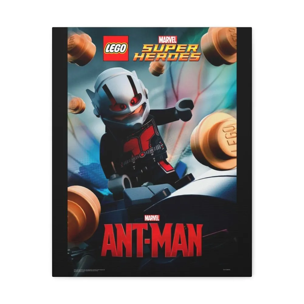 MOC  Compatible  Ant-Man  Movie Wall Art Canvas Art With Backing.