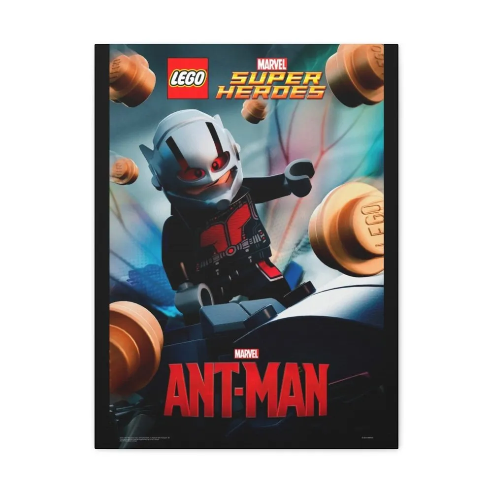 MOC  Compatible  Ant-Man  Movie Wall Art Canvas Art With Backing.