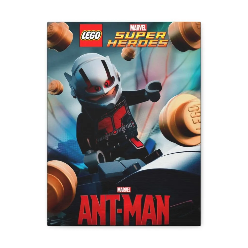 MOC  Compatible  Ant-Man  Movie Wall Art Canvas Art With Backing.