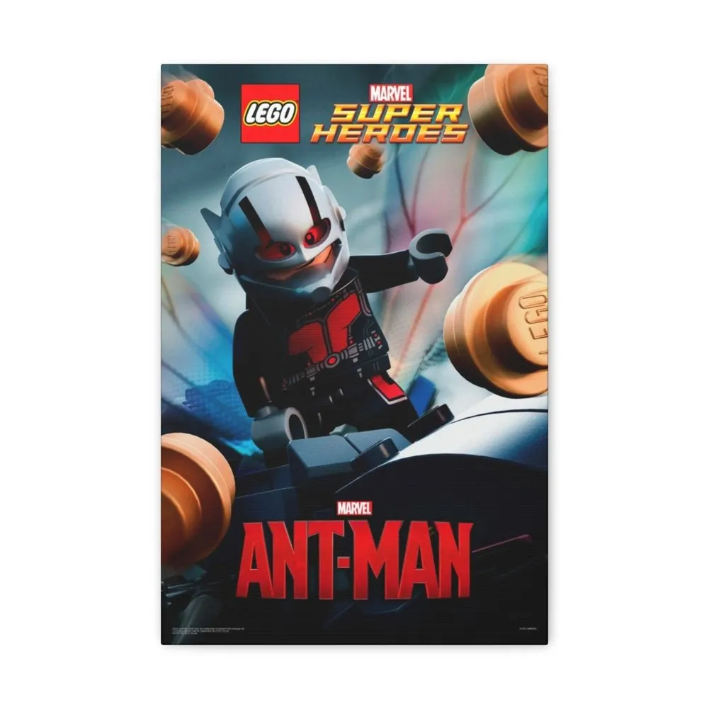 MOC  Compatible  Ant-Man  Movie Wall Art Canvas Art With Backing.