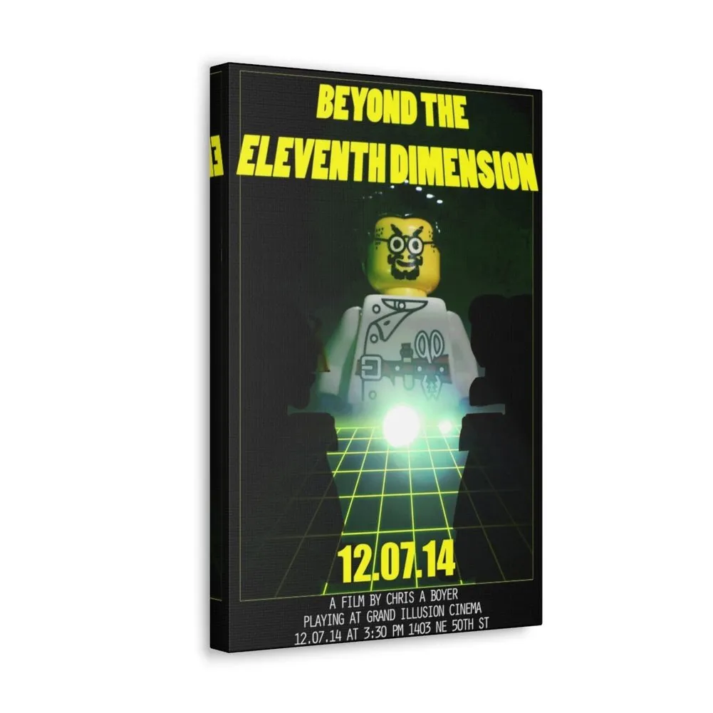 MOC  Compatible  Beyond The Eleventh Dimension Movie Wall Art Canvas Art With Backing.