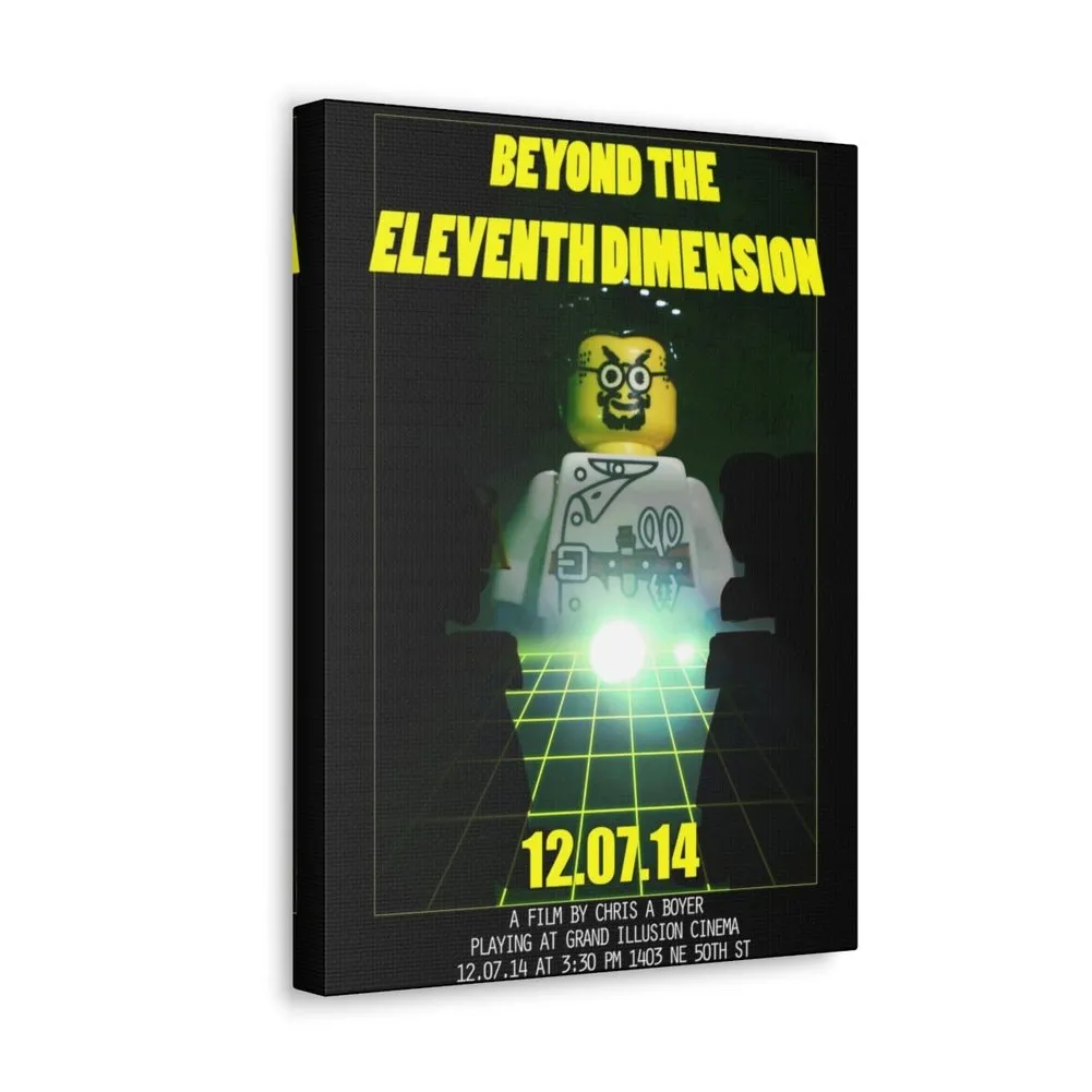 MOC  Compatible  Beyond The Eleventh Dimension Movie Wall Art Canvas Art With Backing.