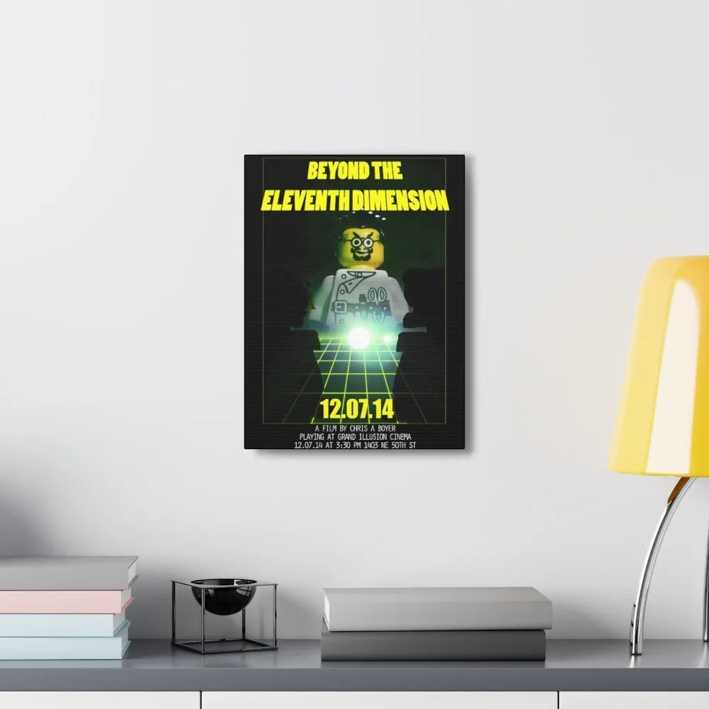 MOC  Compatible  Beyond The Eleventh Dimension Movie Wall Art Canvas Art With Backing.