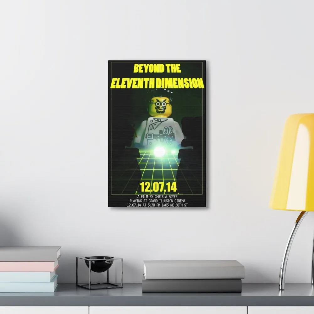 MOC  Compatible  Beyond The Eleventh Dimension Movie Wall Art Canvas Art With Backing.