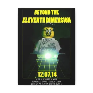 MOC  Compatible  Beyond The Eleventh Dimension Movie Wall Art Canvas Art With Backing.