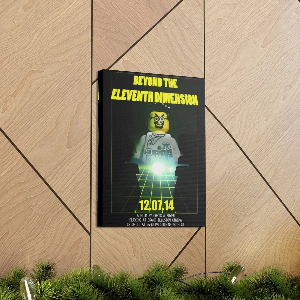 MOC  Compatible  Beyond The Eleventh Dimension Movie Wall Art Canvas Art With Backing.