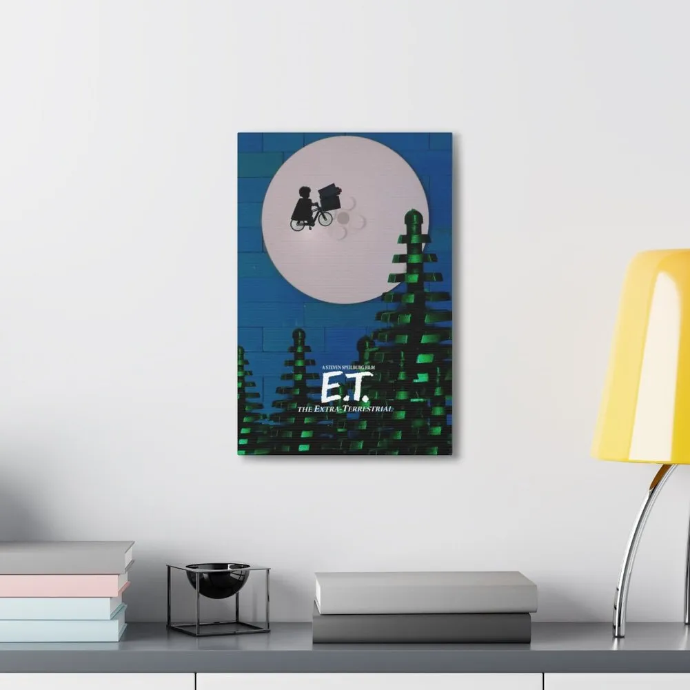 MOC  Compatible  E.T.  Movie Wall Art Canvas Art With Backing.