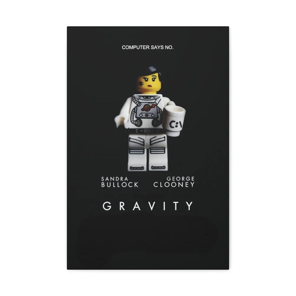 MOC  Compatible  Gravity  Movie Wall Art Canvas Art With Backing.