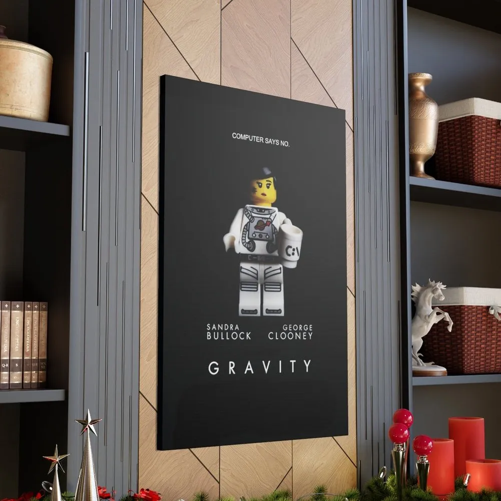 MOC  Compatible  Gravity  Movie Wall Art Canvas Art With Backing.