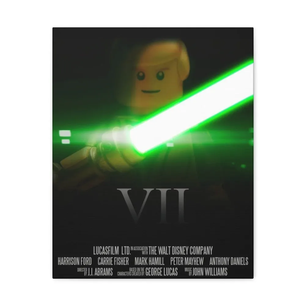 MOC  Compatible  Star Wars Episode VII Movie Wall Art Canvas Art With Backing.