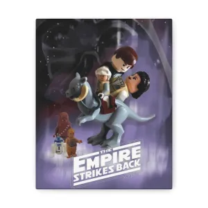 MOC  Compatible  Star Wars The Empire Strikes Back  Movie Wall Art Canvas Art With Backing.