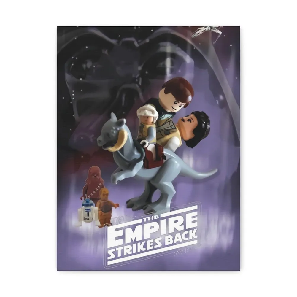 MOC  Compatible  Star Wars The Empire Strikes Back  Movie Wall Art Canvas Art With Backing.