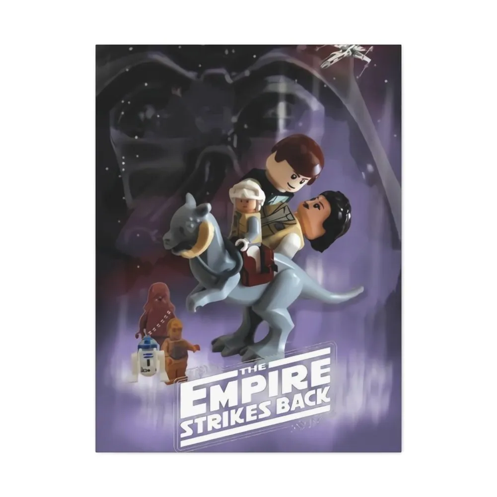 MOC  Compatible  Star Wars The Empire Strikes Back  Movie Wall Art Canvas Art With Backing.