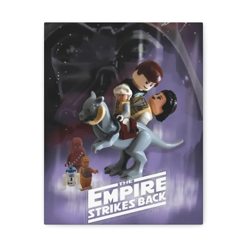 MOC  Compatible  Star Wars The Empire Strikes Back  Movie Wall Art Canvas Art With Backing.