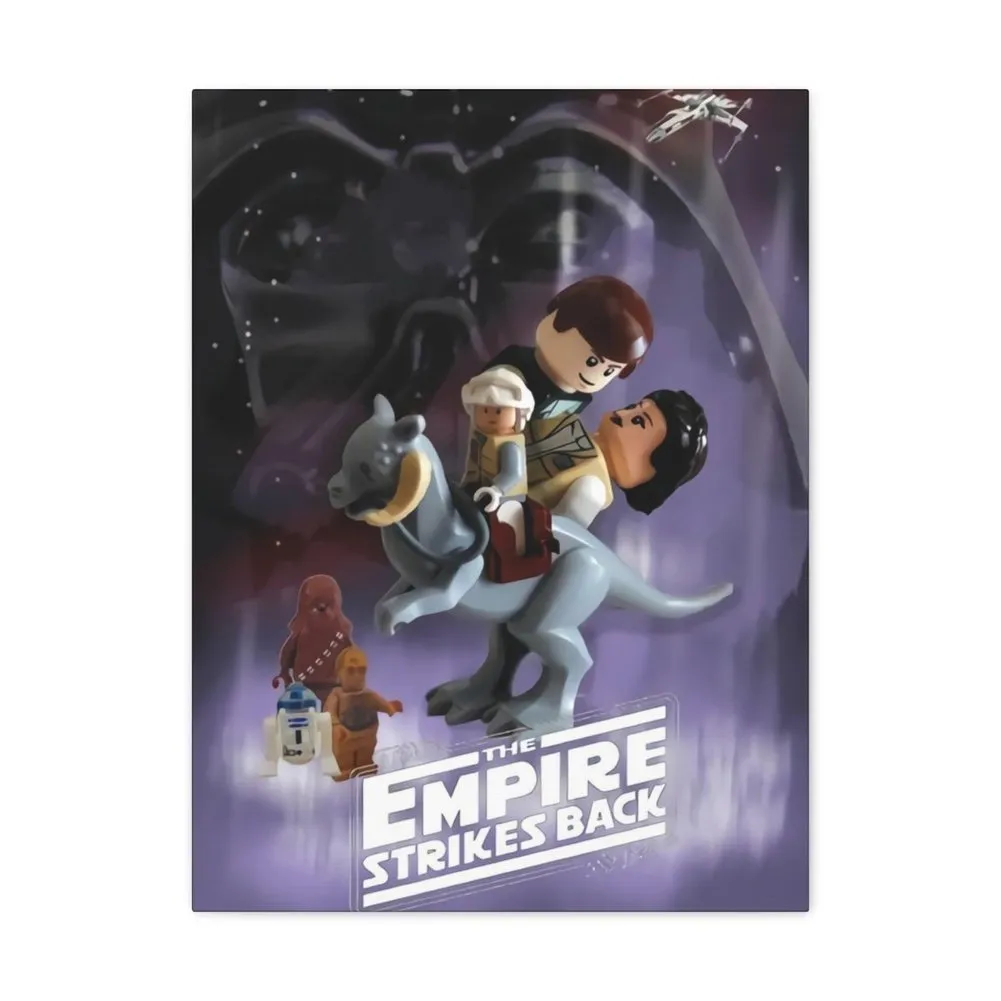 MOC  Compatible  Star Wars The Empire Strikes Back  Movie Wall Art Canvas Art With Backing.