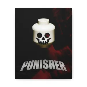 MOC  Compatible  The Punisher  Movie Wall Art Canvas Art With Backing.