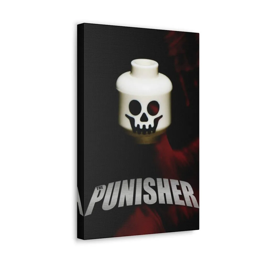 MOC  Compatible  The Punisher  Movie Wall Art Canvas Art With Backing.