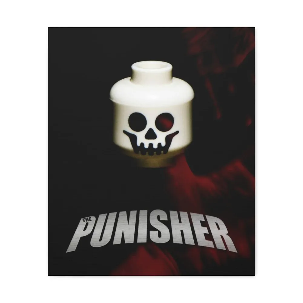 MOC  Compatible  The Punisher  Movie Wall Art Canvas Art With Backing.