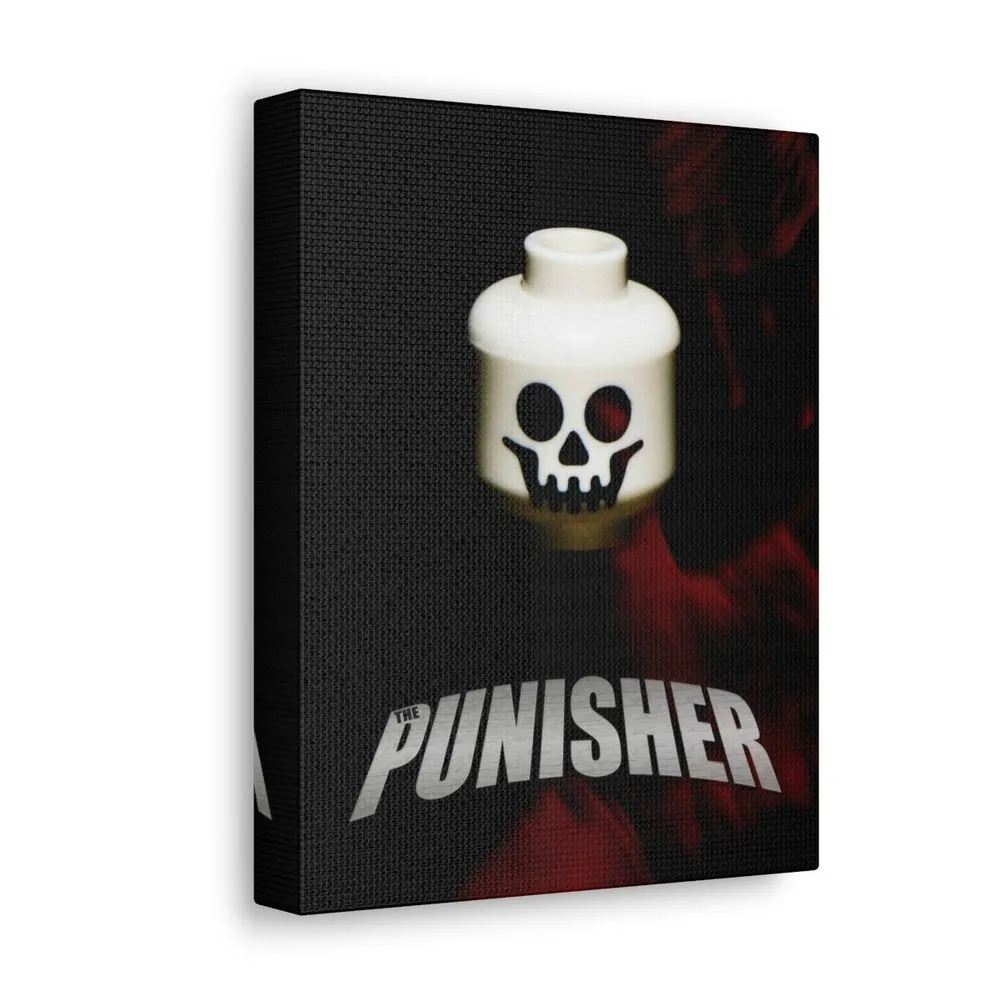 MOC  Compatible  The Punisher  Movie Wall Art Canvas Art With Backing.