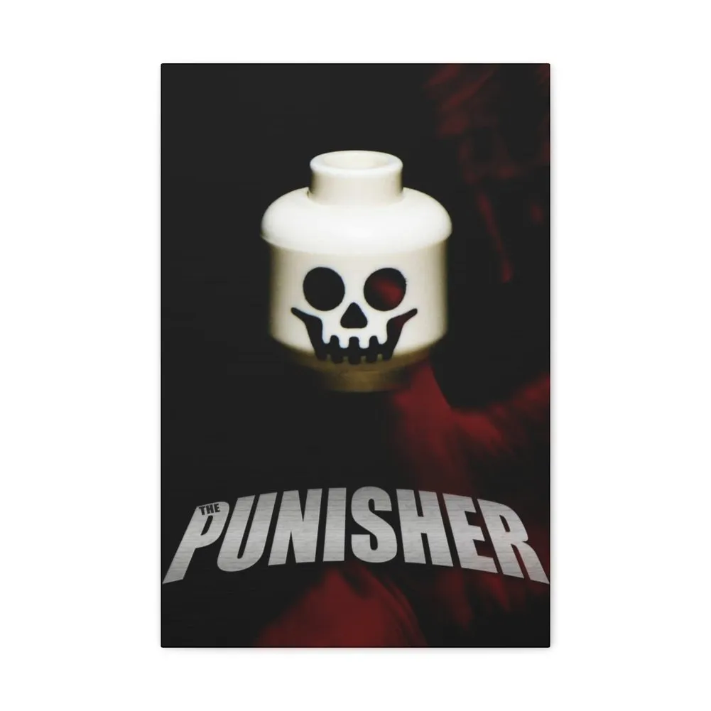 MOC  Compatible  The Punisher  Movie Wall Art Canvas Art With Backing.