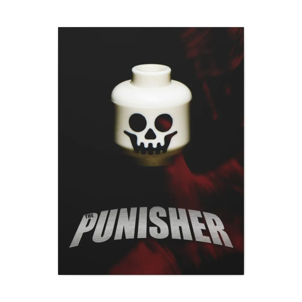 MOC  Compatible  The Punisher  Movie Wall Art Canvas Art With Backing.