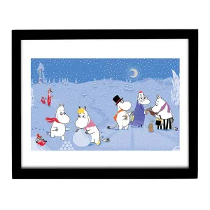 Moomin Art Print - Winter Scene