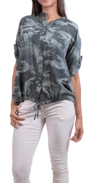 Nicola Camo Top