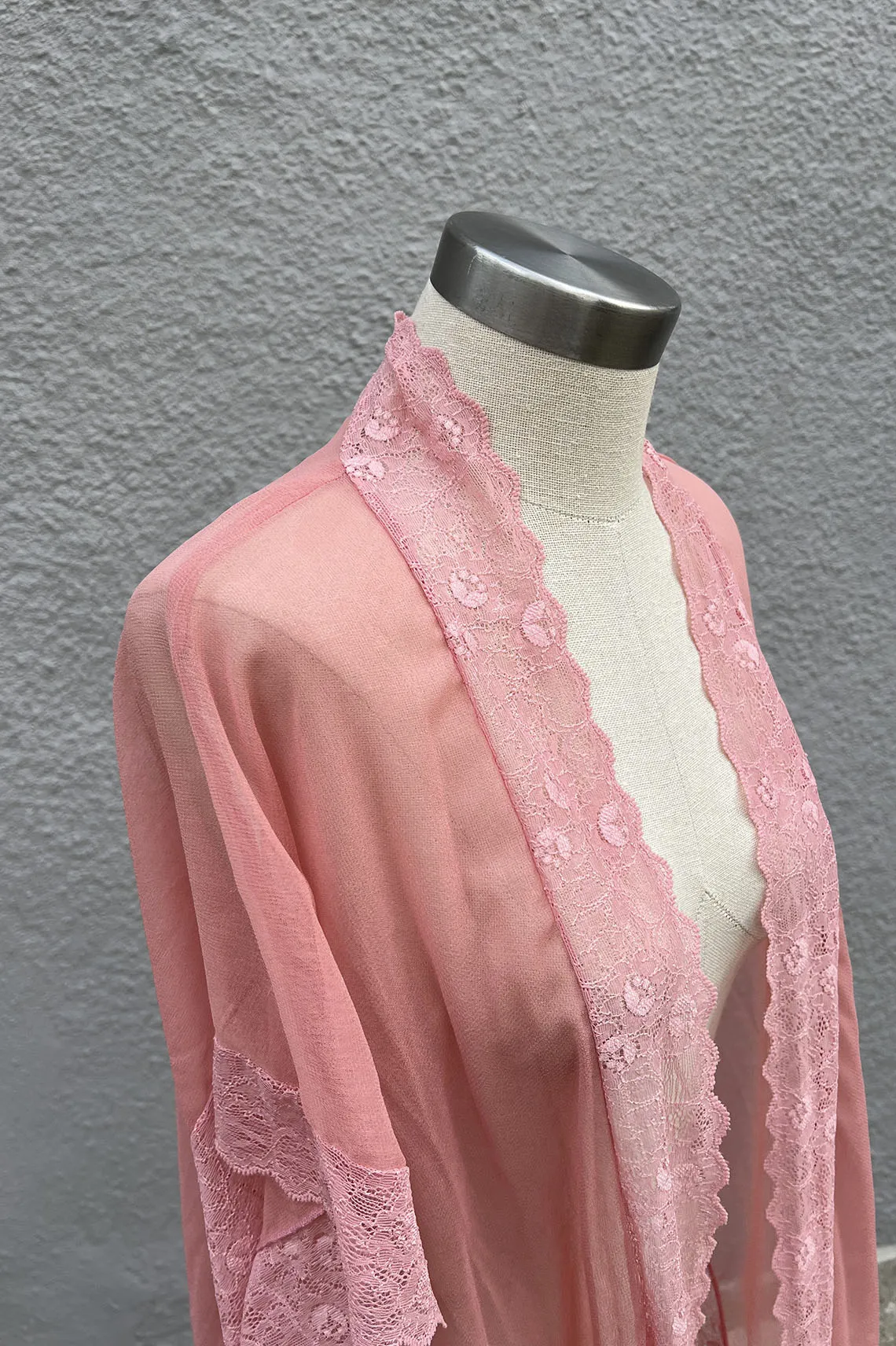 READY TO SHIP OOAK Upcycled Chiffon Rosedore Shawl