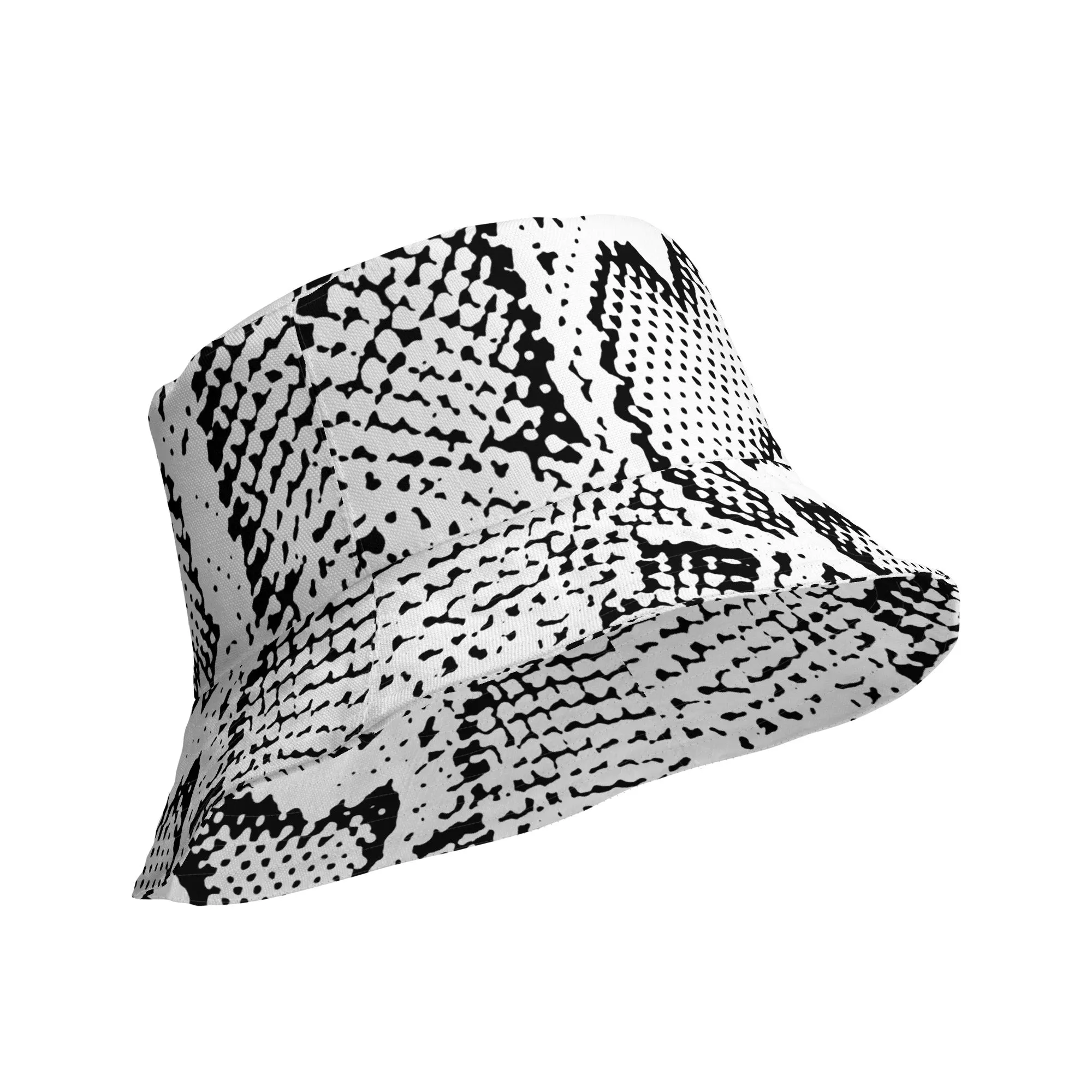 Sleek Snakeskin Print Bucket Hat, lioness-love